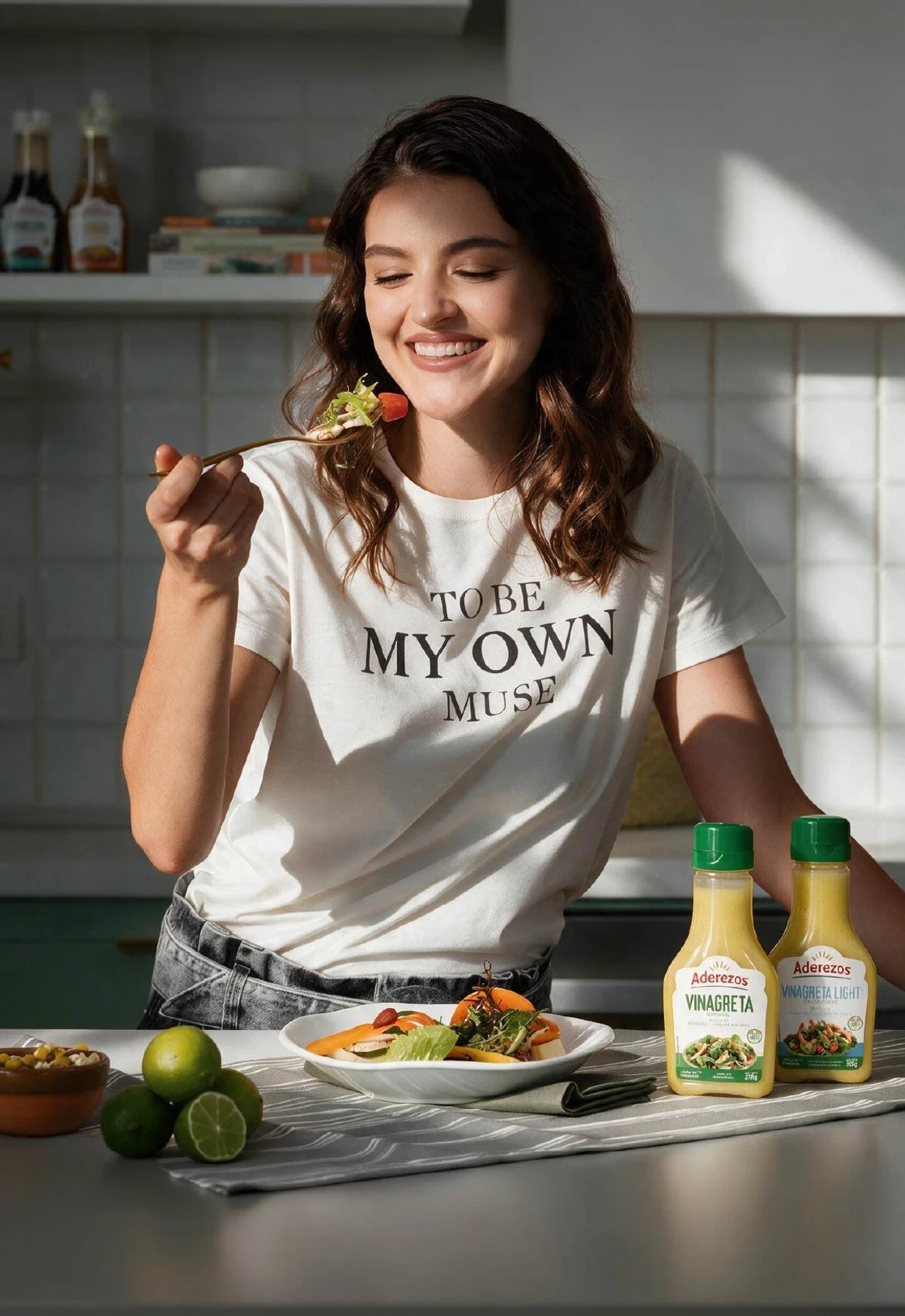 Momentos de consumo y ensalada con Aderezos