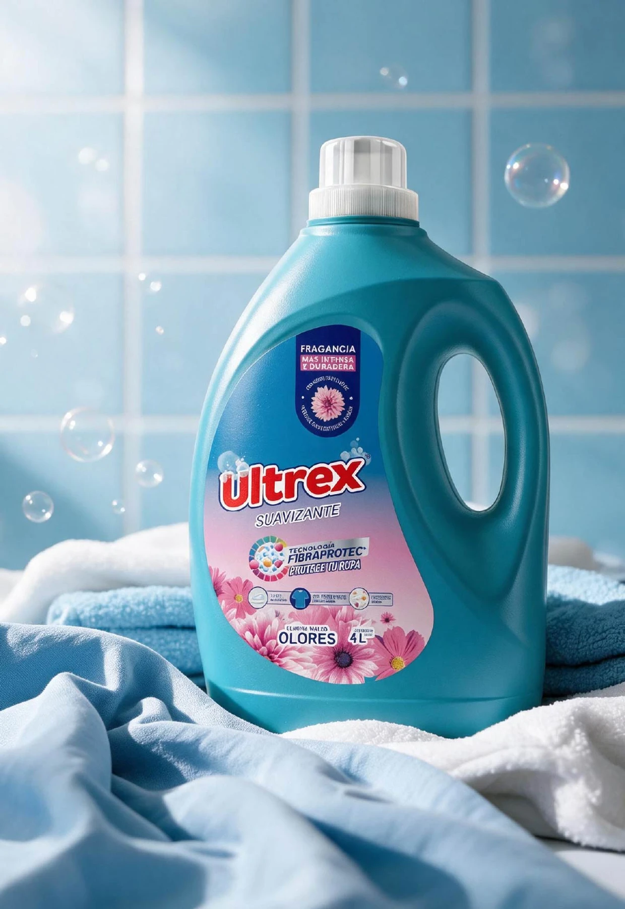 Galón de suavizante Ultrex con tecnología Fibraprotec