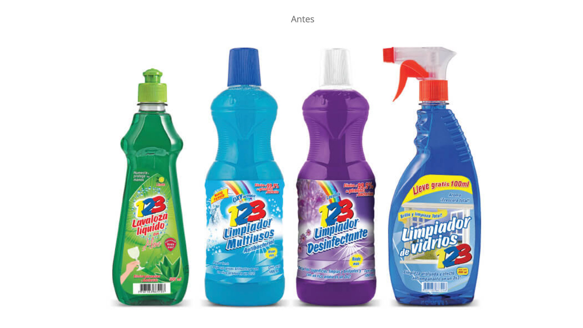 Productos PQP antes
