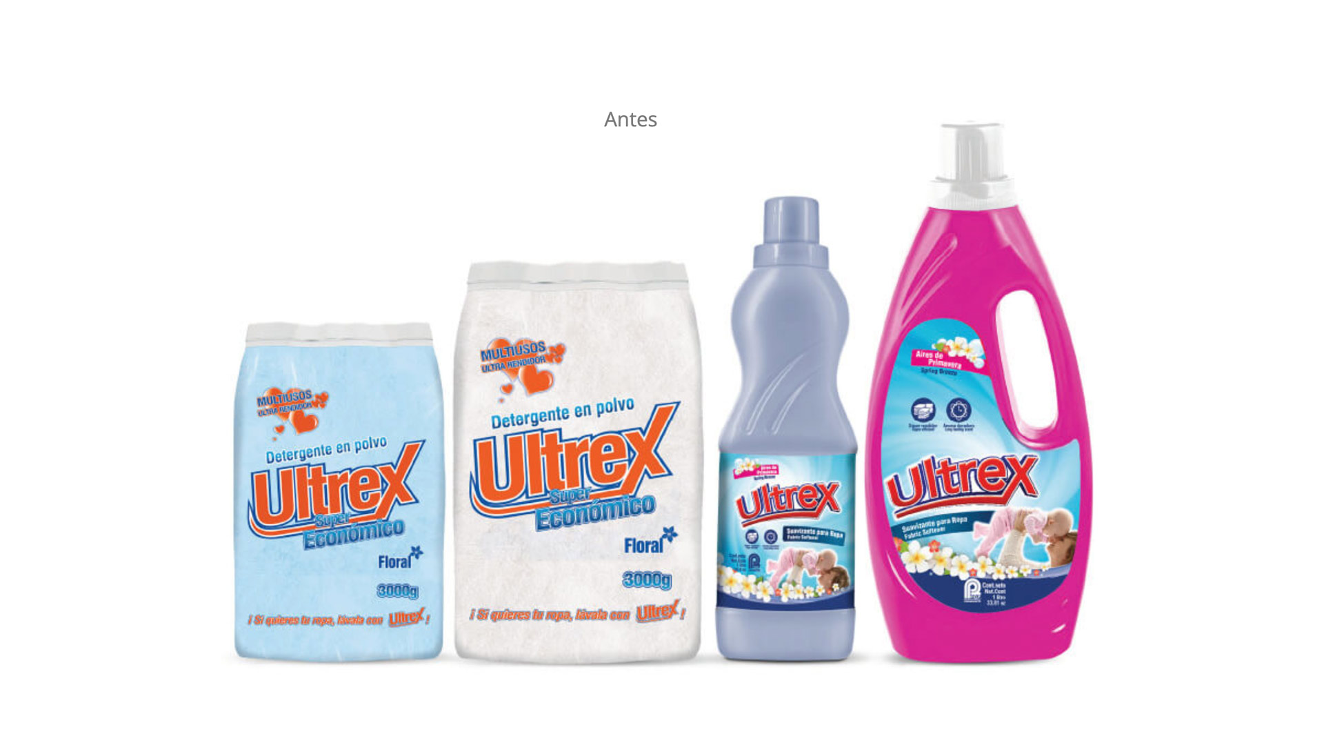 Productos Ultrex antes